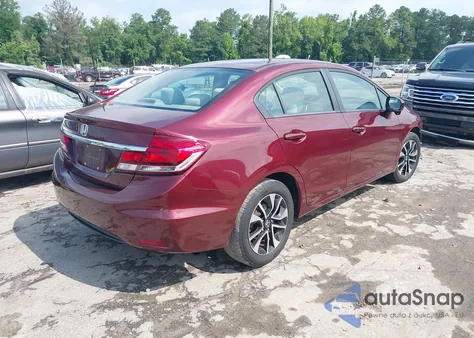 2015 Honda Civic Ex z USA, uszkodzony, nr VIN 2HGFB2F88FH554728